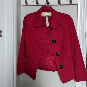 Women's red blazer